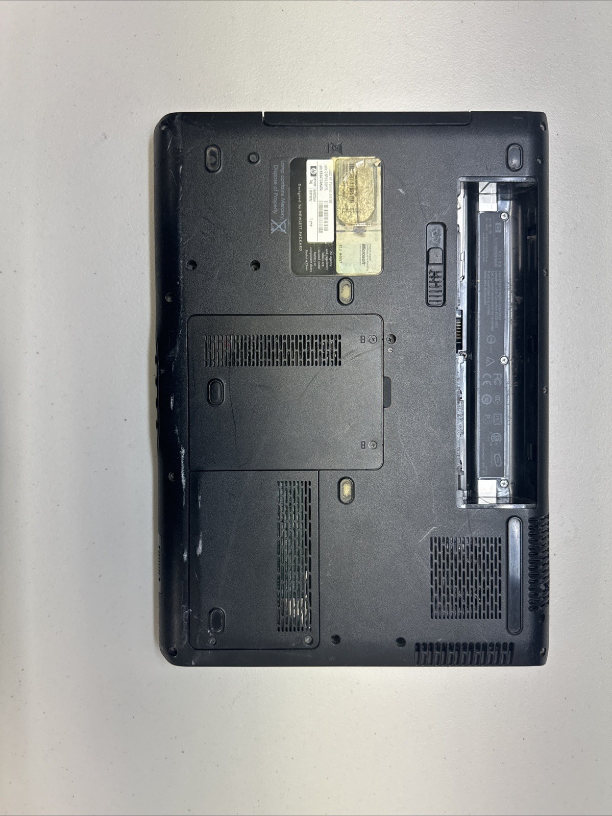 HP Pavilion DX6500 Laptop Not Working, No Battery, HD, Ram & Power Adapter(P004)