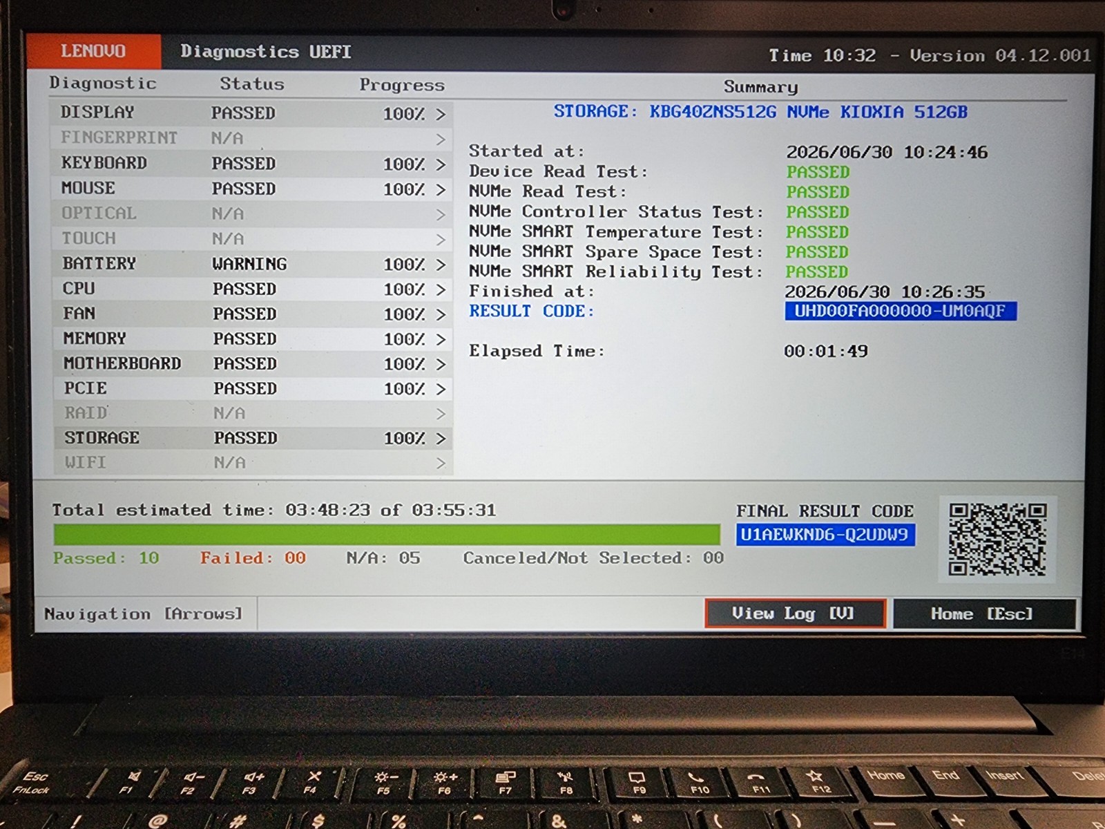 LENOVO ThinkPad E14 GEN 2 LAPTOP/NOTEBOOK PC INTEL CORE i5-1135G7 CPU + BATTERY