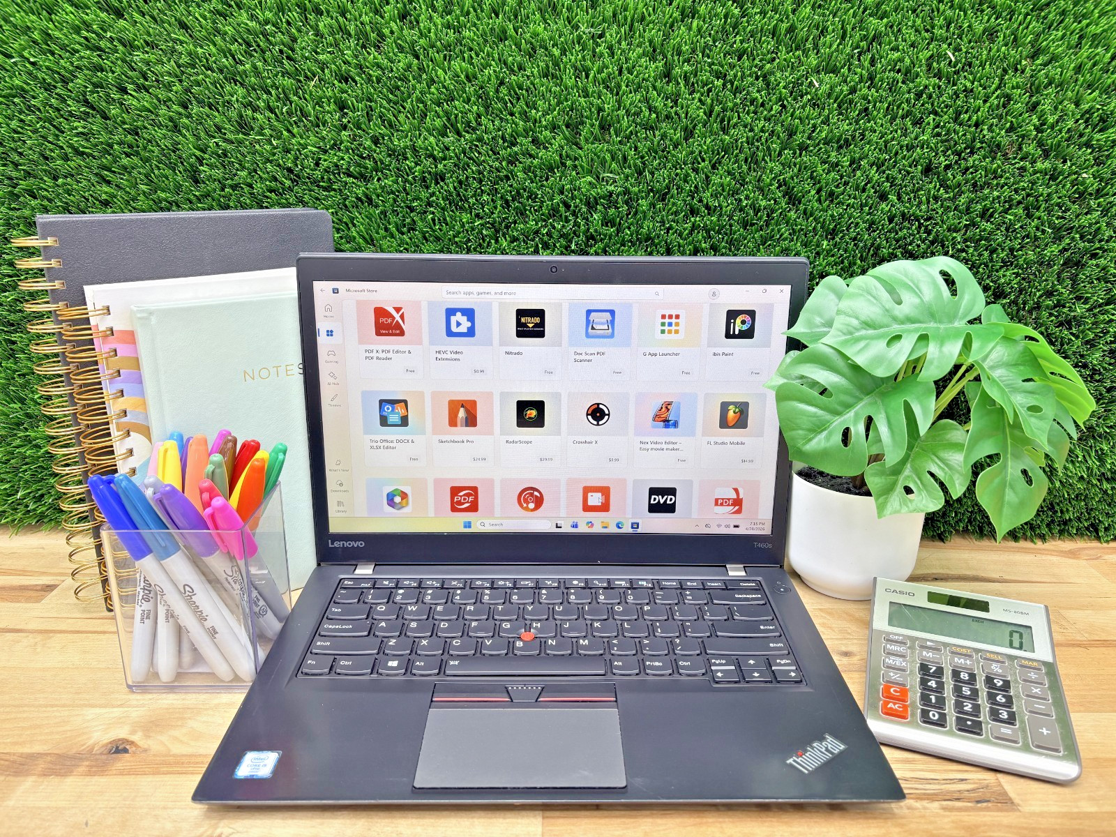 Lenovo ThinkPad T460s Intel i5-6th Gen 2.40GHz 20GB RAM 256GB SSD Win 11 Pro*