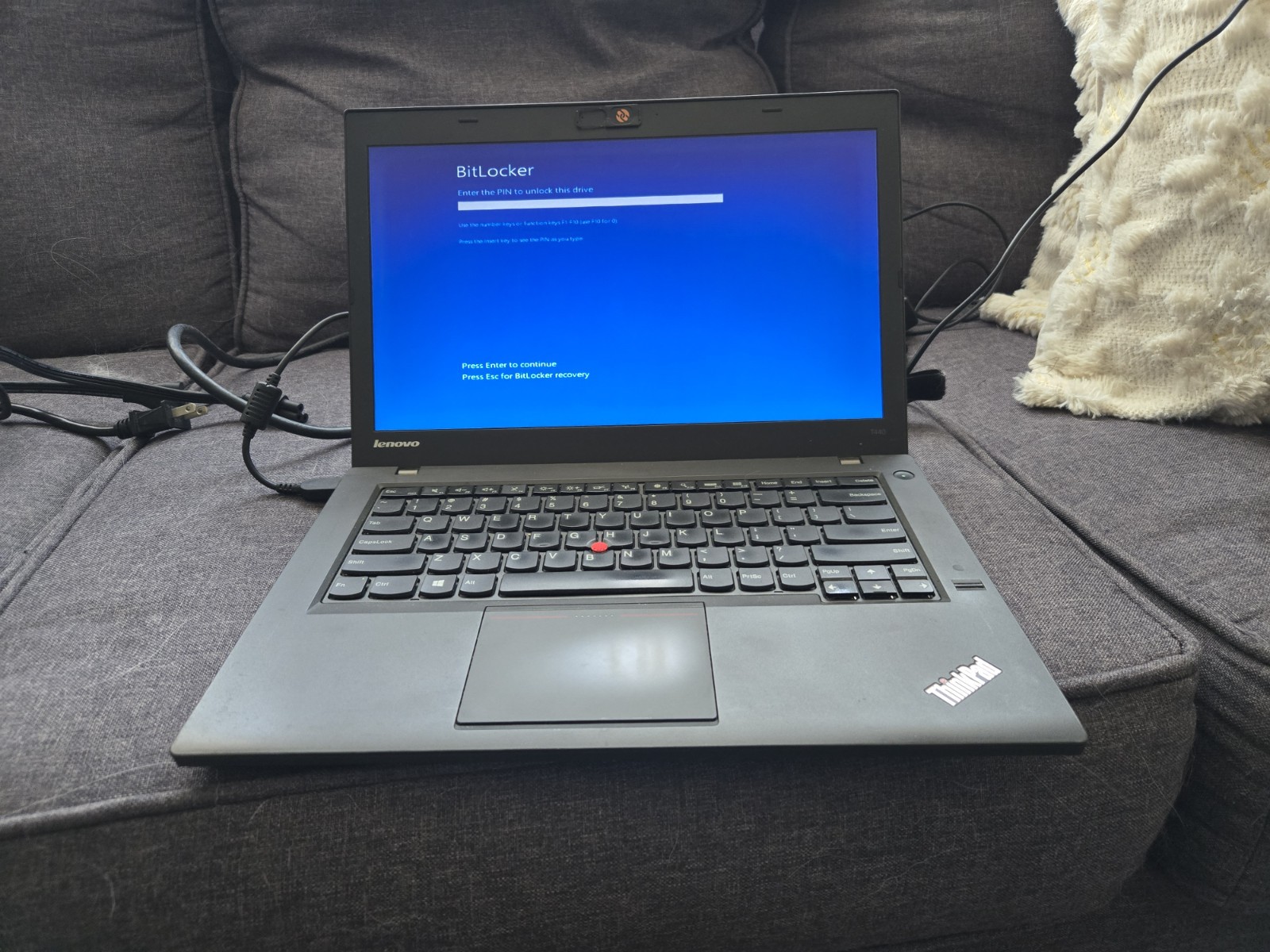 Lenovo ThinkPad T440 Windows 8 Laptop Cant Access