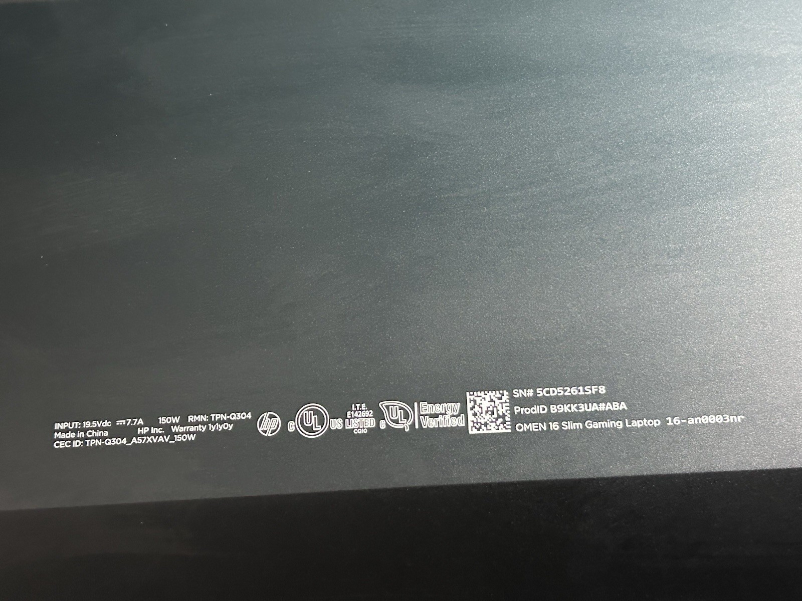 HP OMEN 16 Slim Ultra 7 255H 32GB 1TB SSD RTX 5070 Gaming Laptop 16-an0003nr