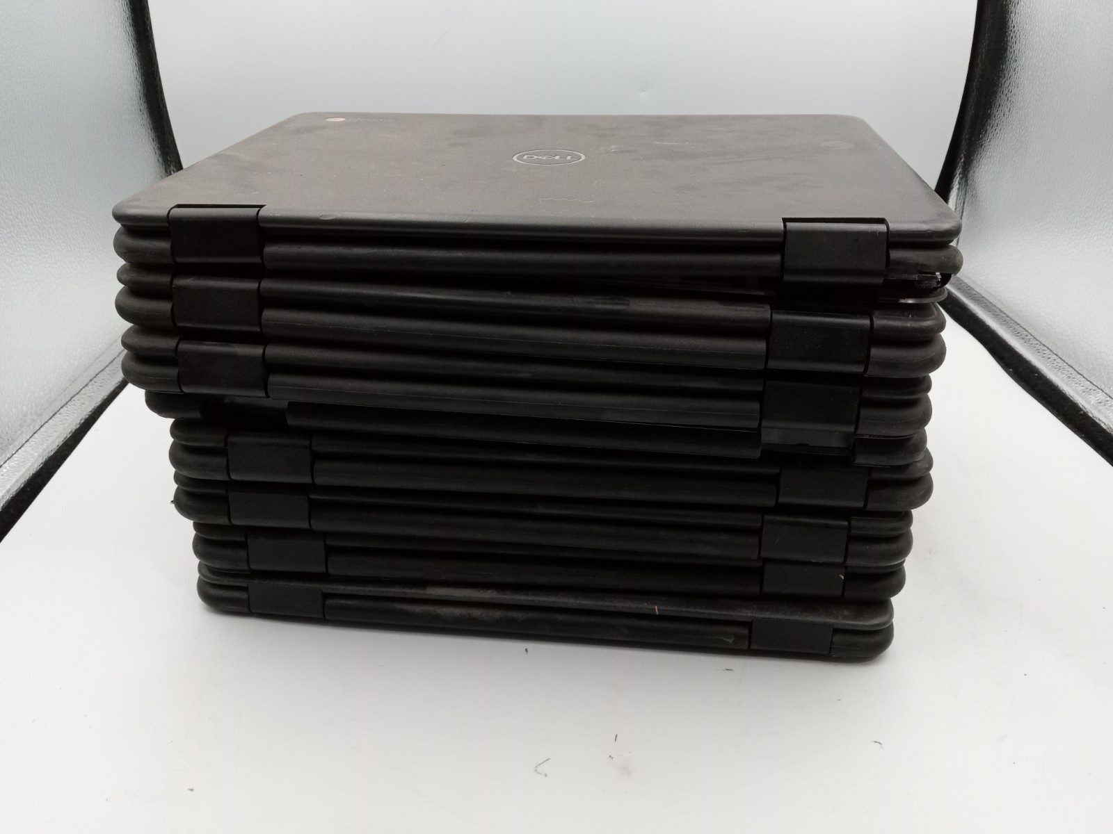 Lot of 8 – Dell 3100 5190 Chromebook Laptops * FOR PARTS * VARIOUS ISSUES -RR