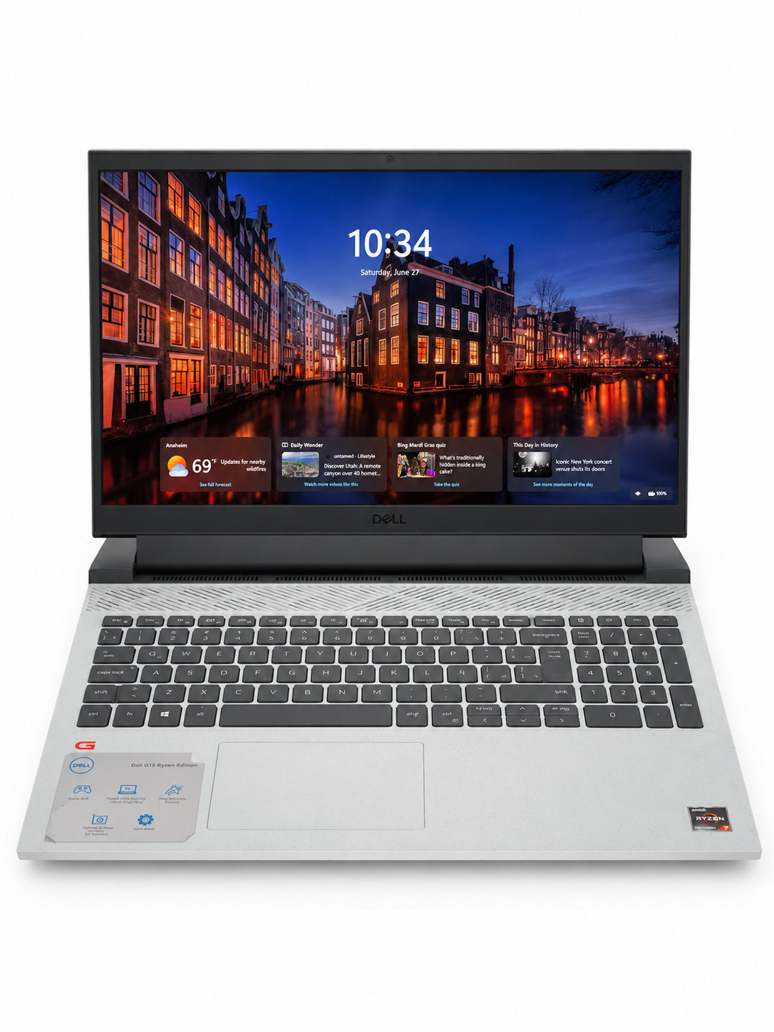 Dell G15 Gaming Laptop Ryzen-7-5800H RTX-3060 16GB-RAM 512GB-NVMe