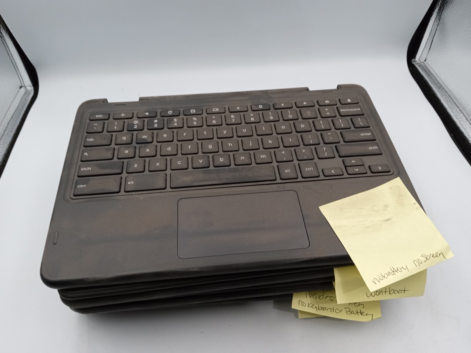 Lot of 8 – Dell 3100 5190 Chromebook Laptops * FOR PARTS * VARIOUS ISSUES -RR