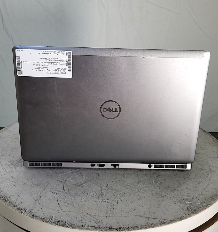 DELL PRECISION 7550 P93F 15.6″ Laptop Core I7-10750H 8GB 512GB SEE NOTES