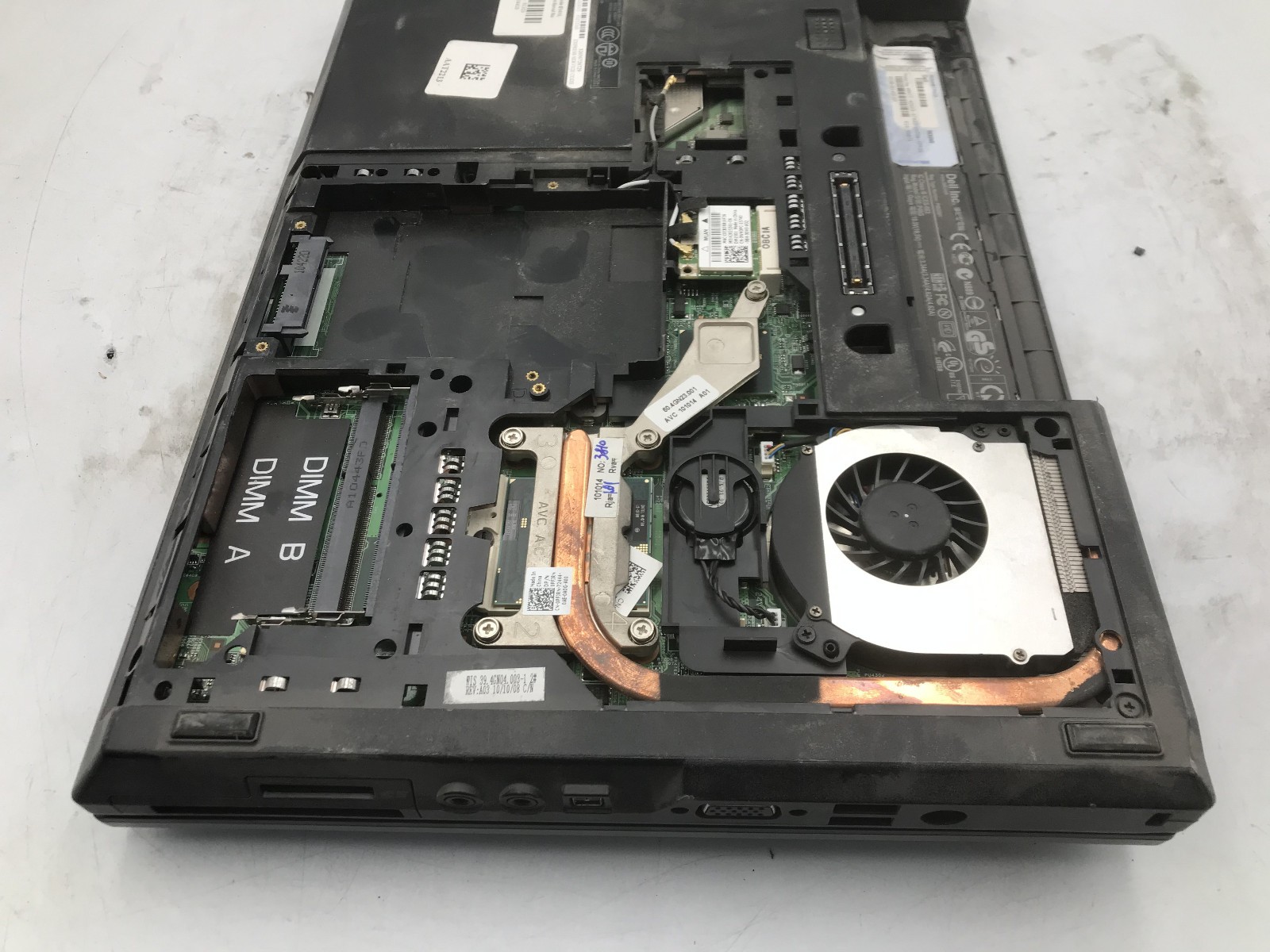 DELL LATITUDE E5410 – BOOTS TO BIOS – INTEL I3 M370 – NO RAM – READ DESCRIP – BB