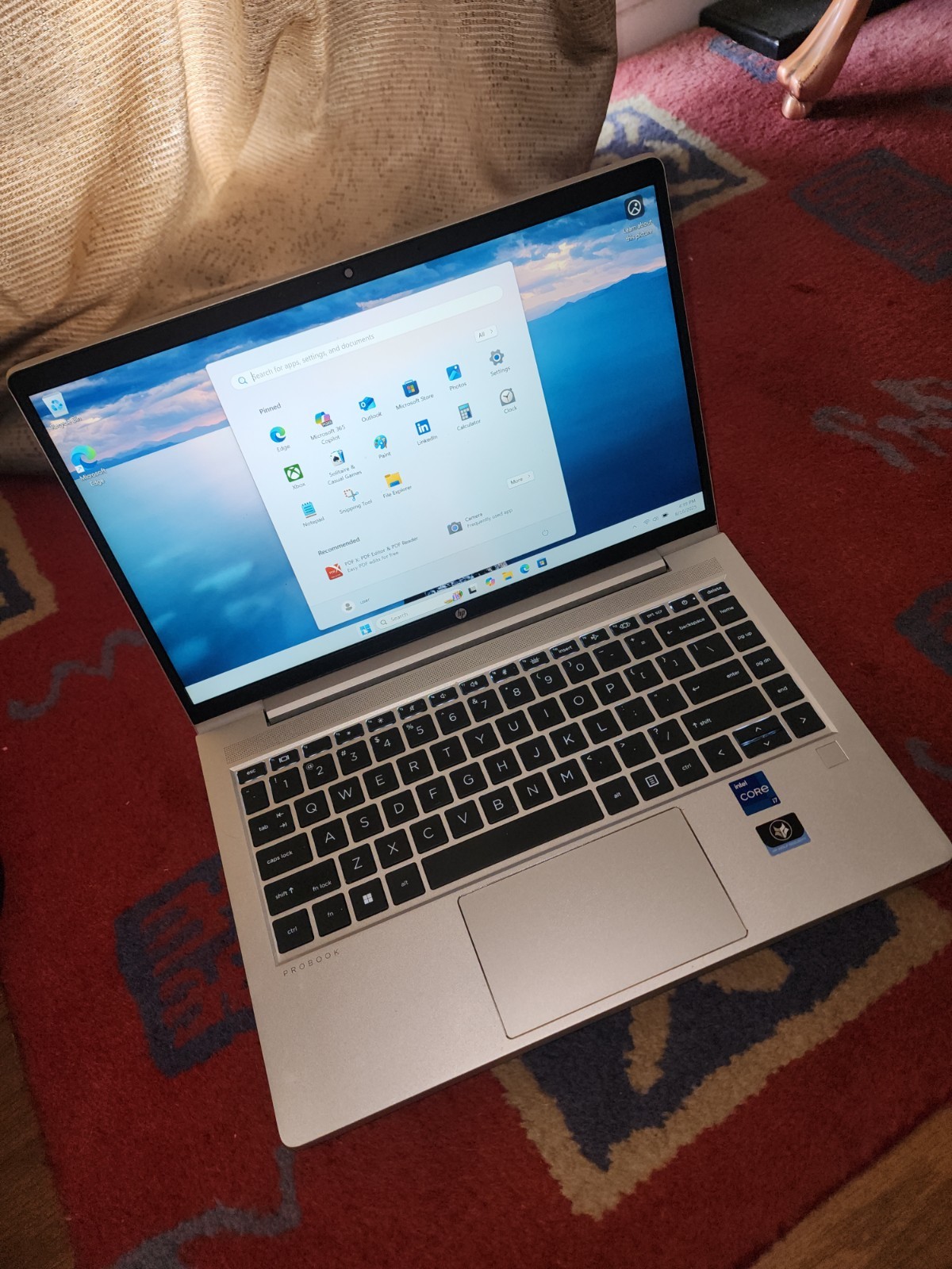 HP ProBook 440 G9 14″ 512GB SSD, Intel Core i7 12th Gen 16gb Ram WIN11PRO W/CHGR