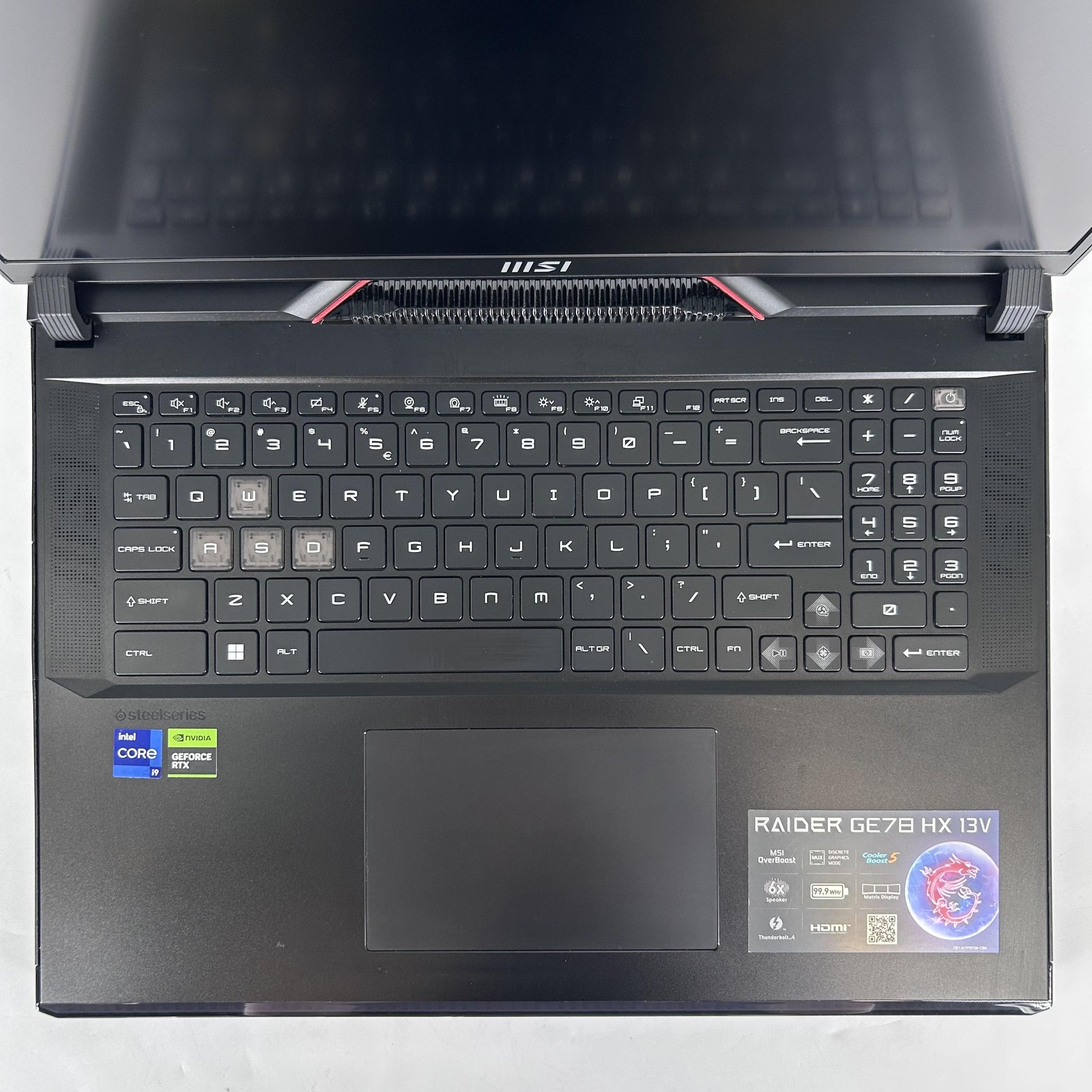 MSI Raider GE78 HX 17 240Hz QHD+ 2.2 GHz i9-13980HX 32GB 1TB SSD RTX 4080