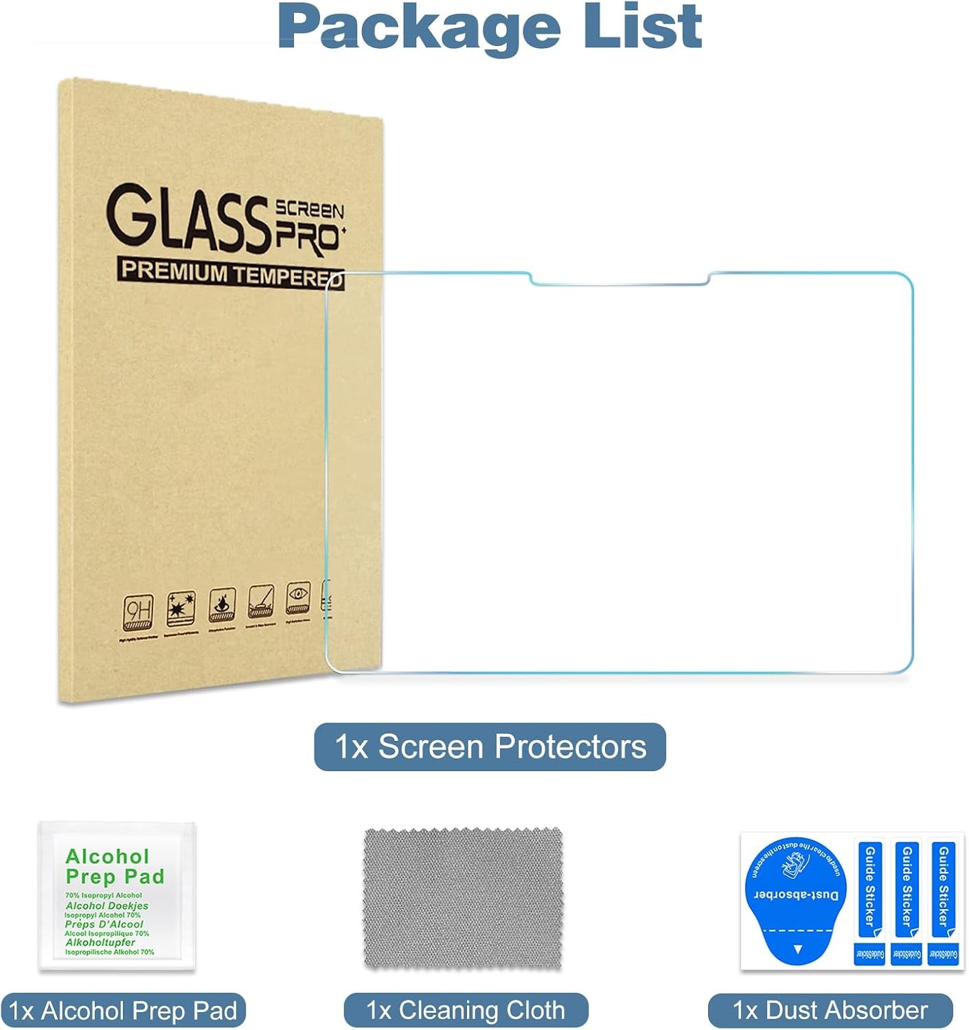 Screen Protector Tempered Glass for 2023 Microsoft Surface Laptop Studio 2 / 202