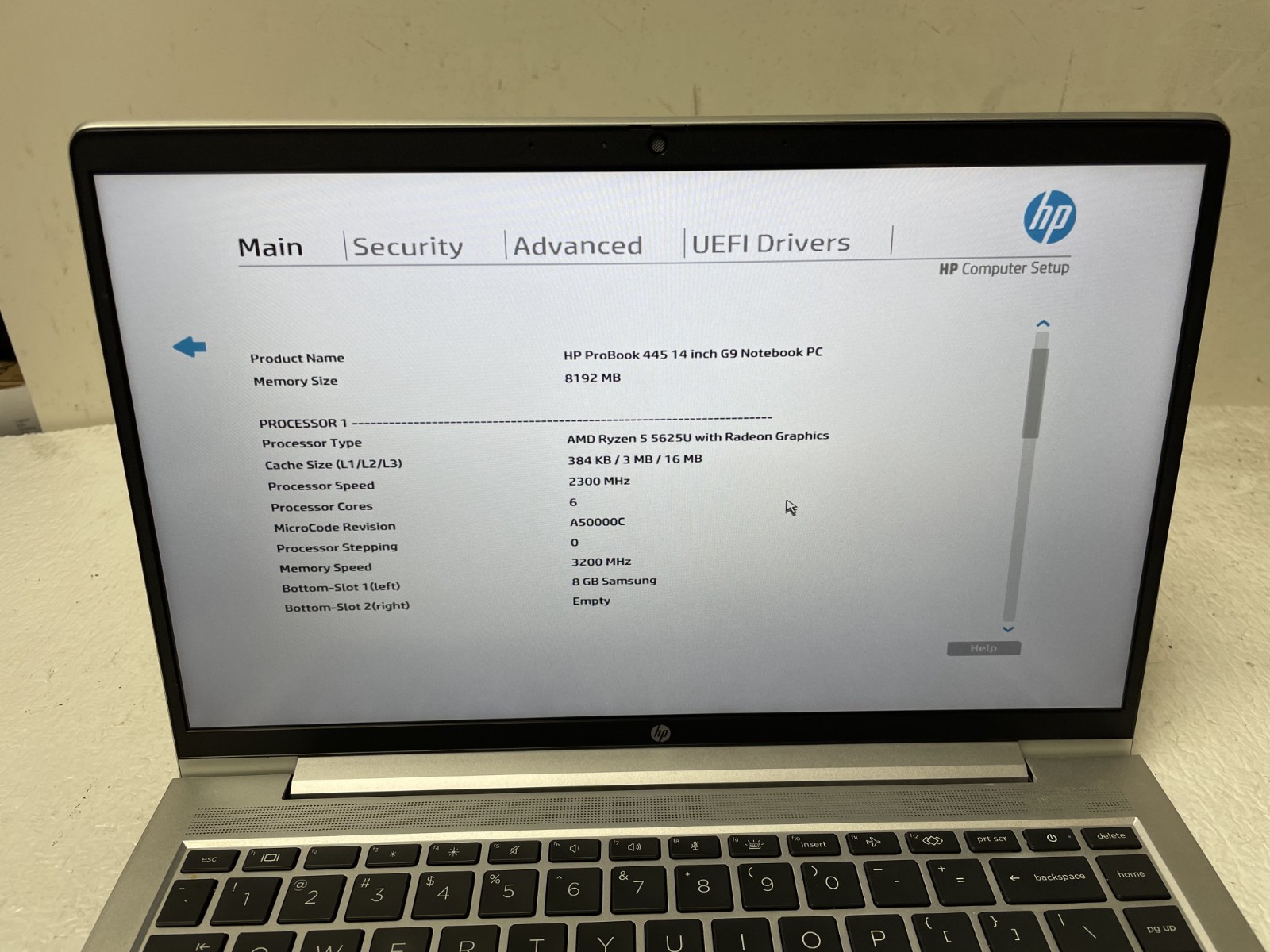 HP ProBook 445 G9 14″ AMD Ryzen 5 5625U 2.30GHz 8GB RAM NO SSD Parts *READ