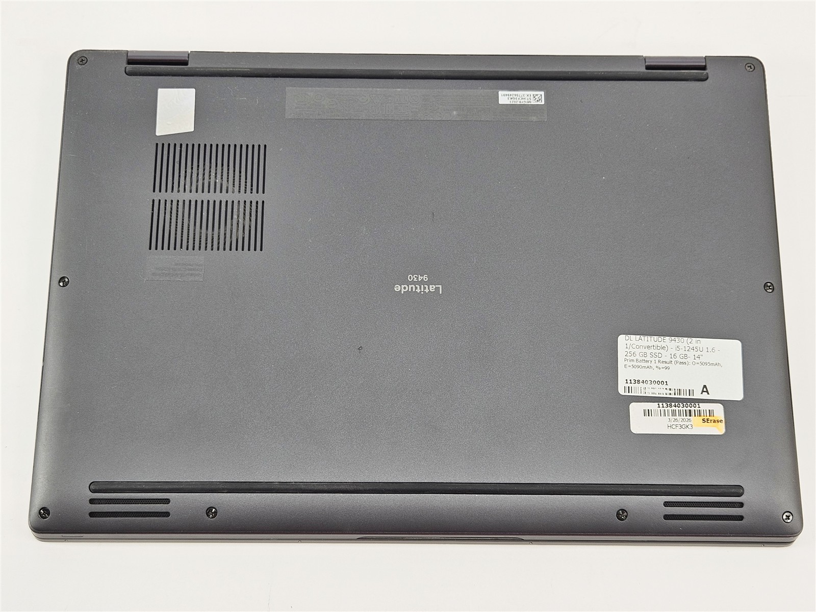 Dell Latitude 9430 i5-1245U 16GB 256GB SSD 14″ Touch Convertible Iris Xe Grade A