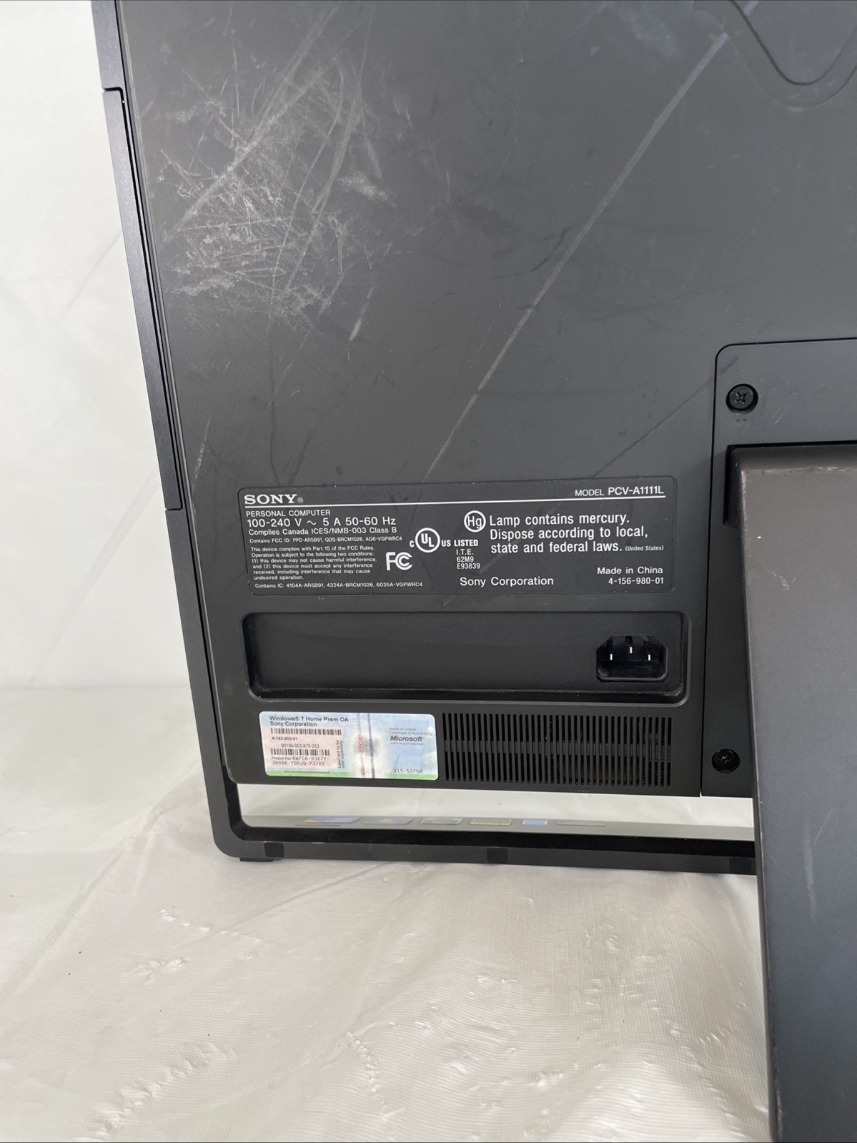 Sony VAIO VPCL114FX 24” All-In-One PC | Core 2 Duo | 4GB | Bad CD Drive | NO HDD