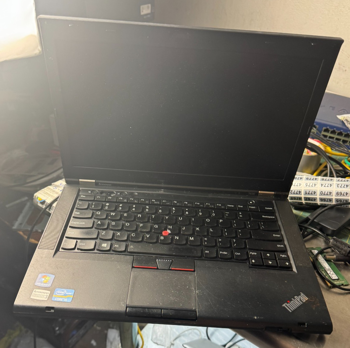 Lenovo ThinkPad T430 Intel Core i5 Laptop for Parts/Repair #4755