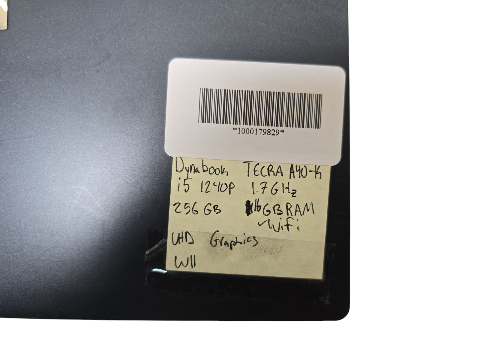 Dynabook Tecra A40-K 14 i5-1240P@1.7GHz 256GB HDD 16GB Ram Win 11 Tested