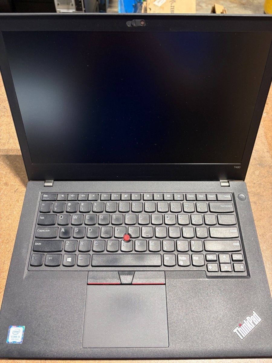 Lenovo ThinkPad T480 14″ i5-8250U 8GB RAM 256GB SSD No Charger/OS