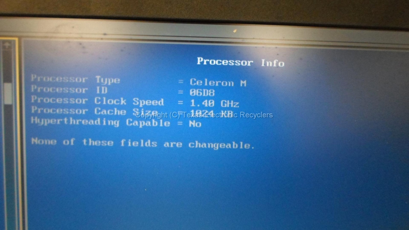 Dell Inspiron B120 14.1″ Celeron 1.40GHz CPU 512MB RAM – NO HDD, BATTERY OR AC