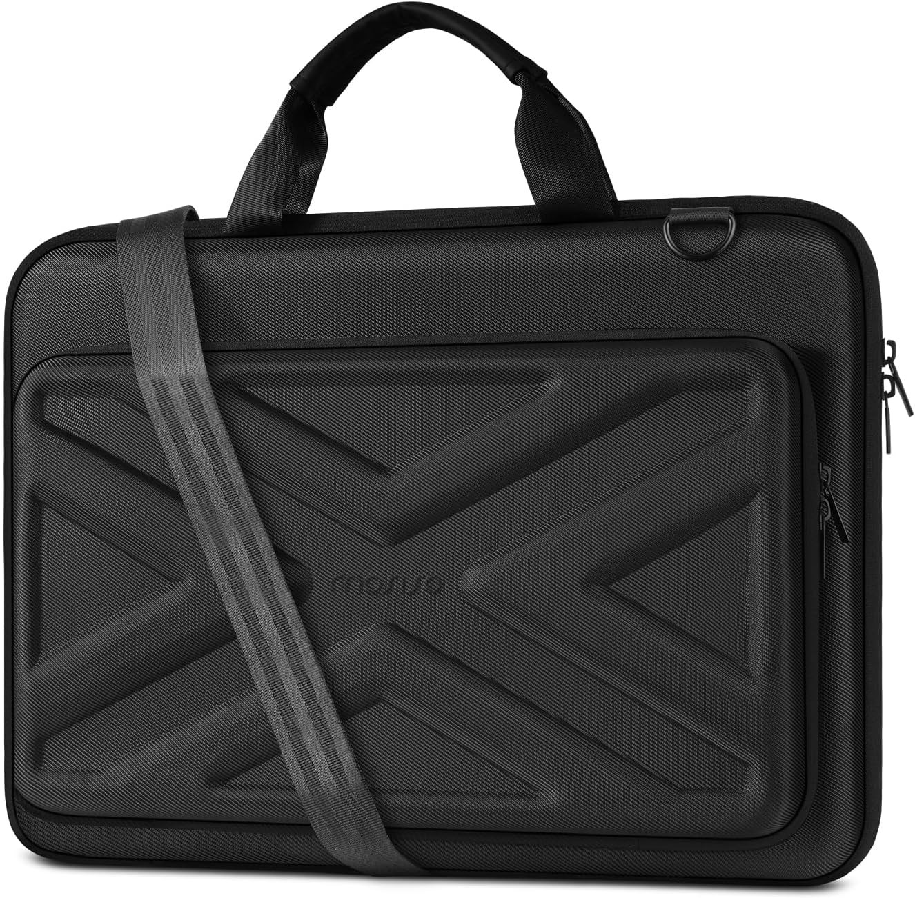 Men’s Laptop Bag, Black 15-16 inch Hard Shell Case for MacBook Pro/Air & More