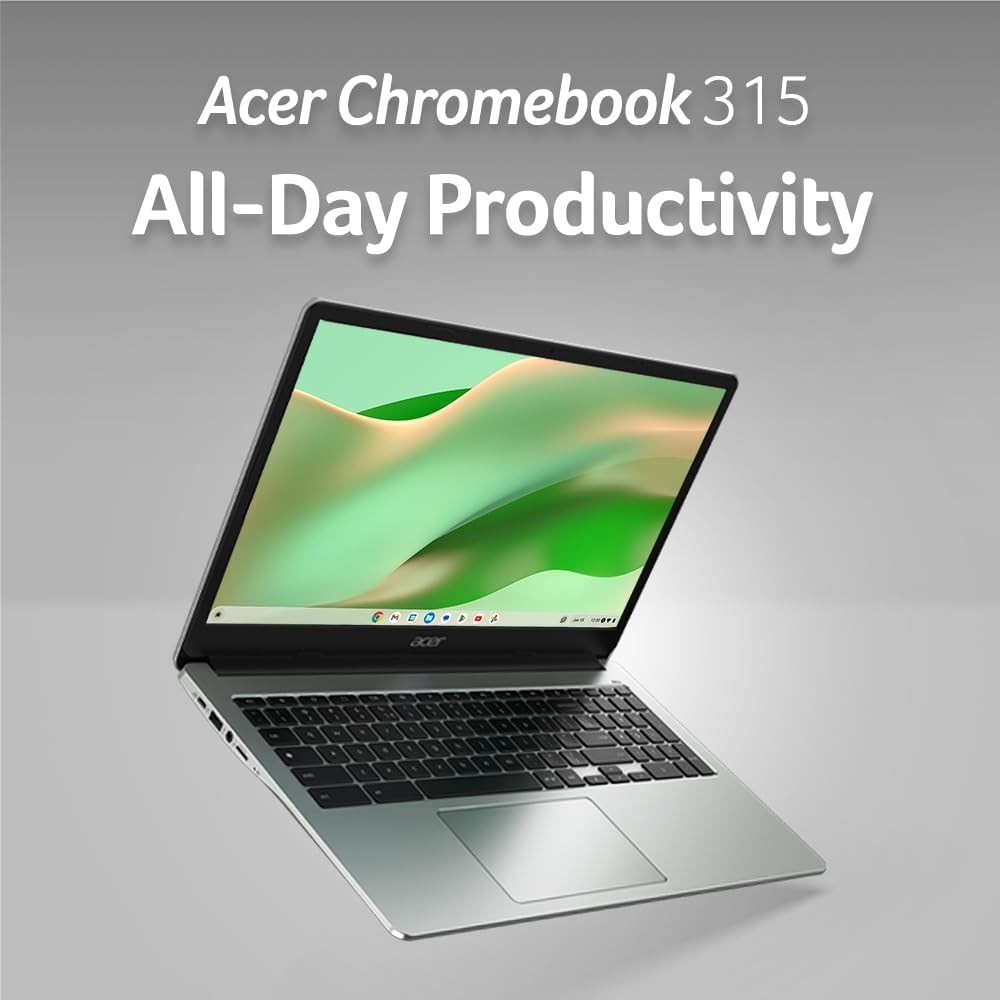 Acer Chromebook 315 15.6″ Laptop Intel Celeron N4500 4GB 64GB Chrome OS