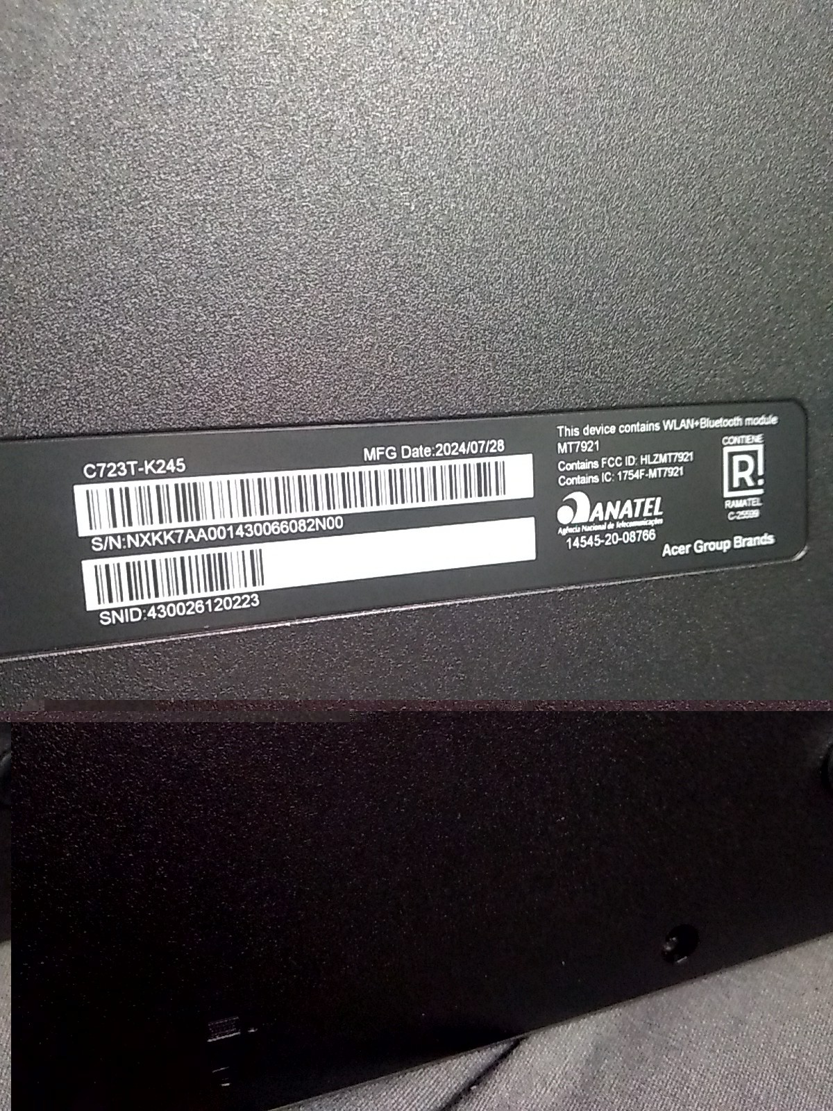 Acer Chromebook 311 Laptop Model-N23H7 ~ School Locked For Parts or Repair! Mint