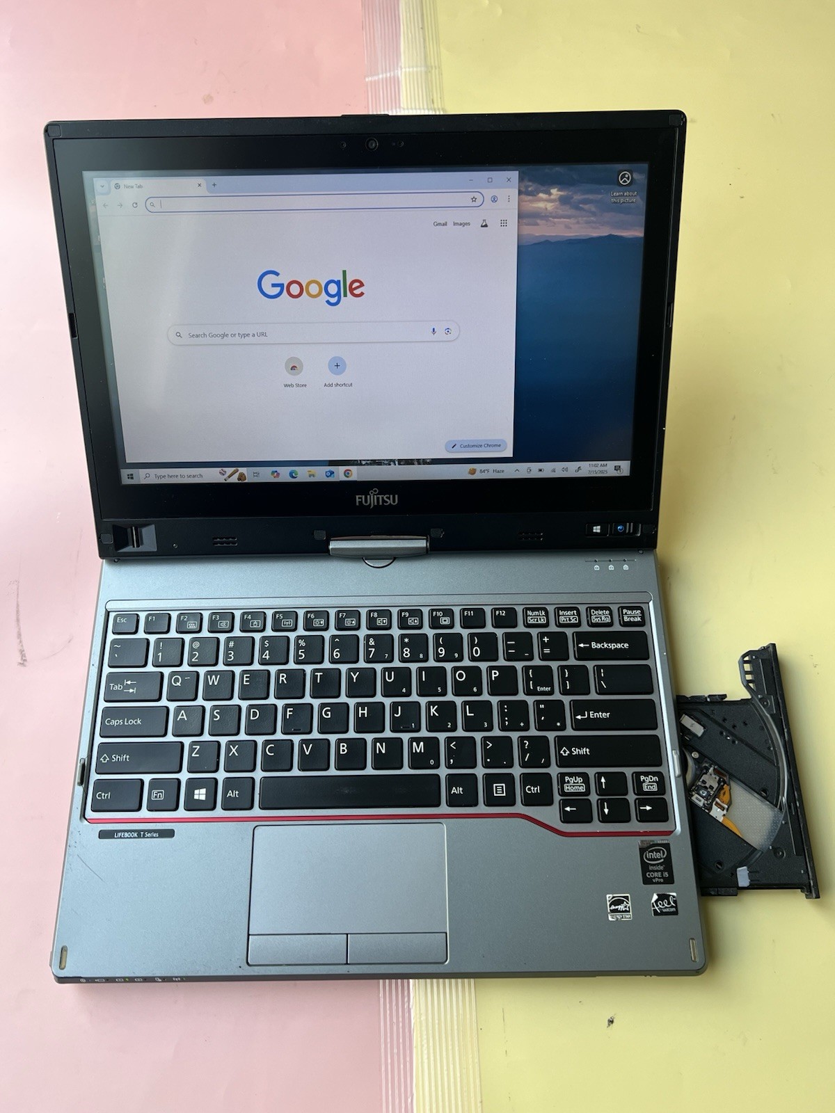 FUJITSU LIFEBOOK T725 (2 IN 1) Core i5-5300U 8GB 128GB SSD HDMI TOUCH BLUETOOOTH