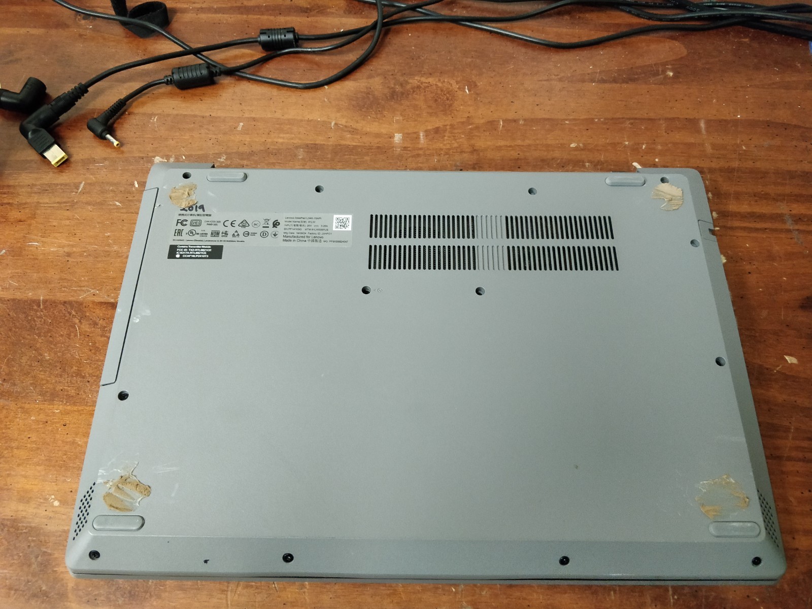 Lenovo IdeaPad L340-15API AMD RYZEN 3 3200U@2.60GHz 8GB RAM NO DRIVE PARTS 8233