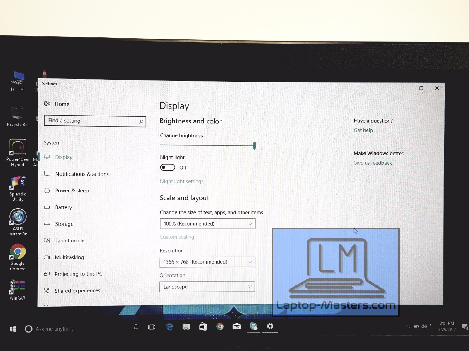 ASUS X551C 15.6″ Laptop Intel Core i3-3217U 1.80GHz 4GB RAM 500GB Windows 10