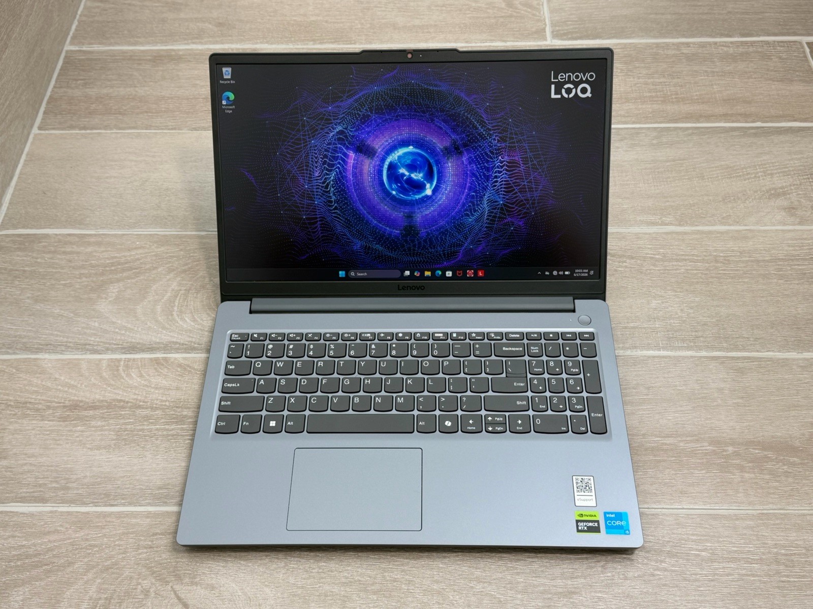 Lenovo LOQ 15IAX9E 15.6″ Core i5-12450HX GeForce RT 4050 8GB RAM 512GB NVMe
