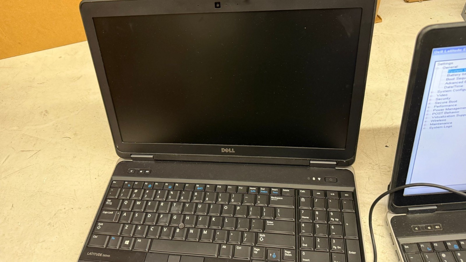 Lot Of 6 Dell Latitude E6540 Intel Core i7 4th Gen 8GB 128GB SSD Boots to BIOS