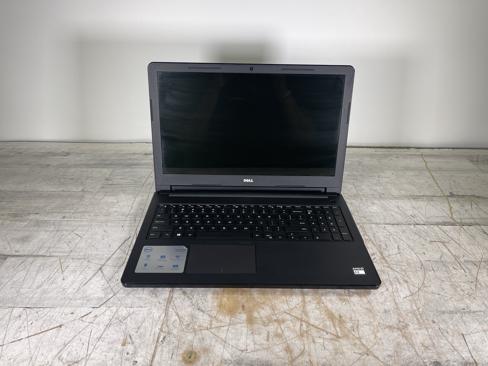 DELL INSPIRON 15 3555 AMD E2-6110 @ 1.5 GHz, NO RAM, NO HDD/OS – (PARTS)