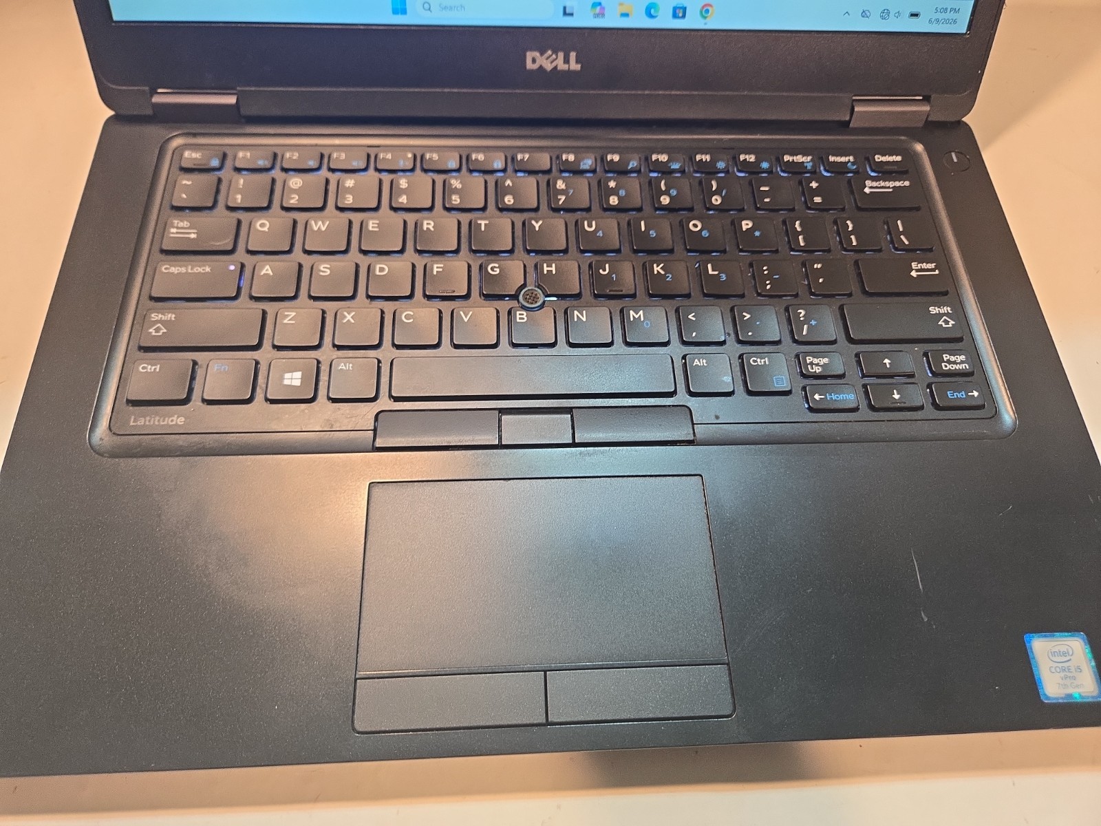 Dell Latitude 5480 Laptop 2.6 GHz i5-7300u 8GB 256GB SSD Webcam Wi-Fi 14″ Win 11