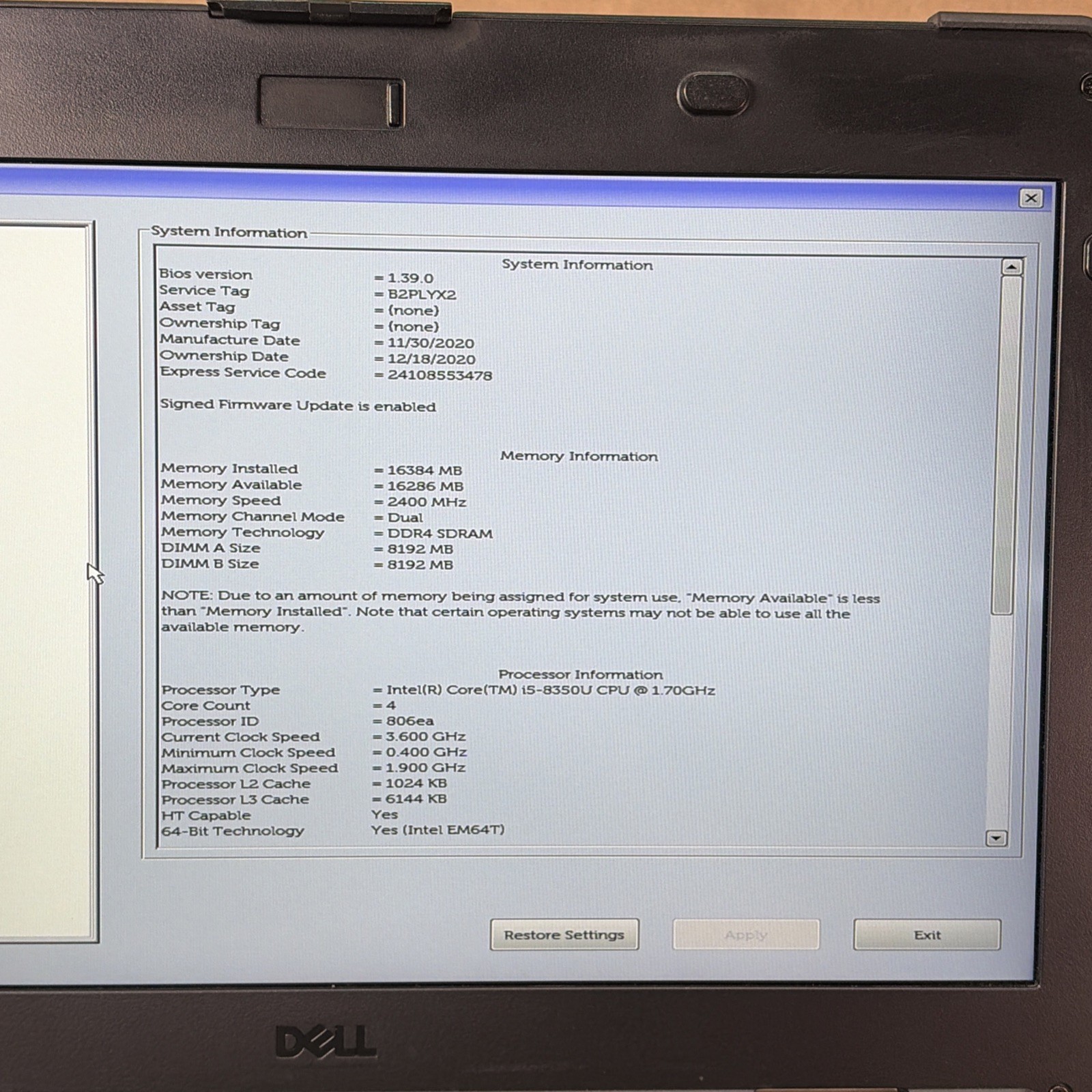 Dell Latitude 5424 Rugged 14″ i5-8350U 16GB RAM 256GB SSD Touch Win11 w/ Charger