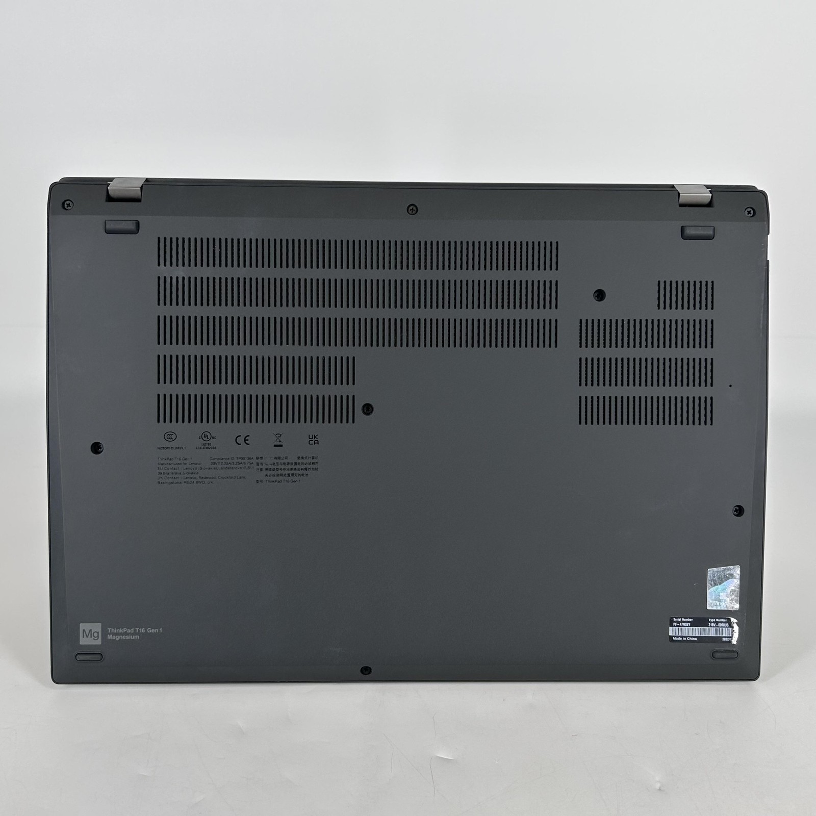Lenovo ThinkPad T16 Gen 1 16″ FHD+ 2.1 GHz i7-1260P 16GB 512GB SSD Very Good