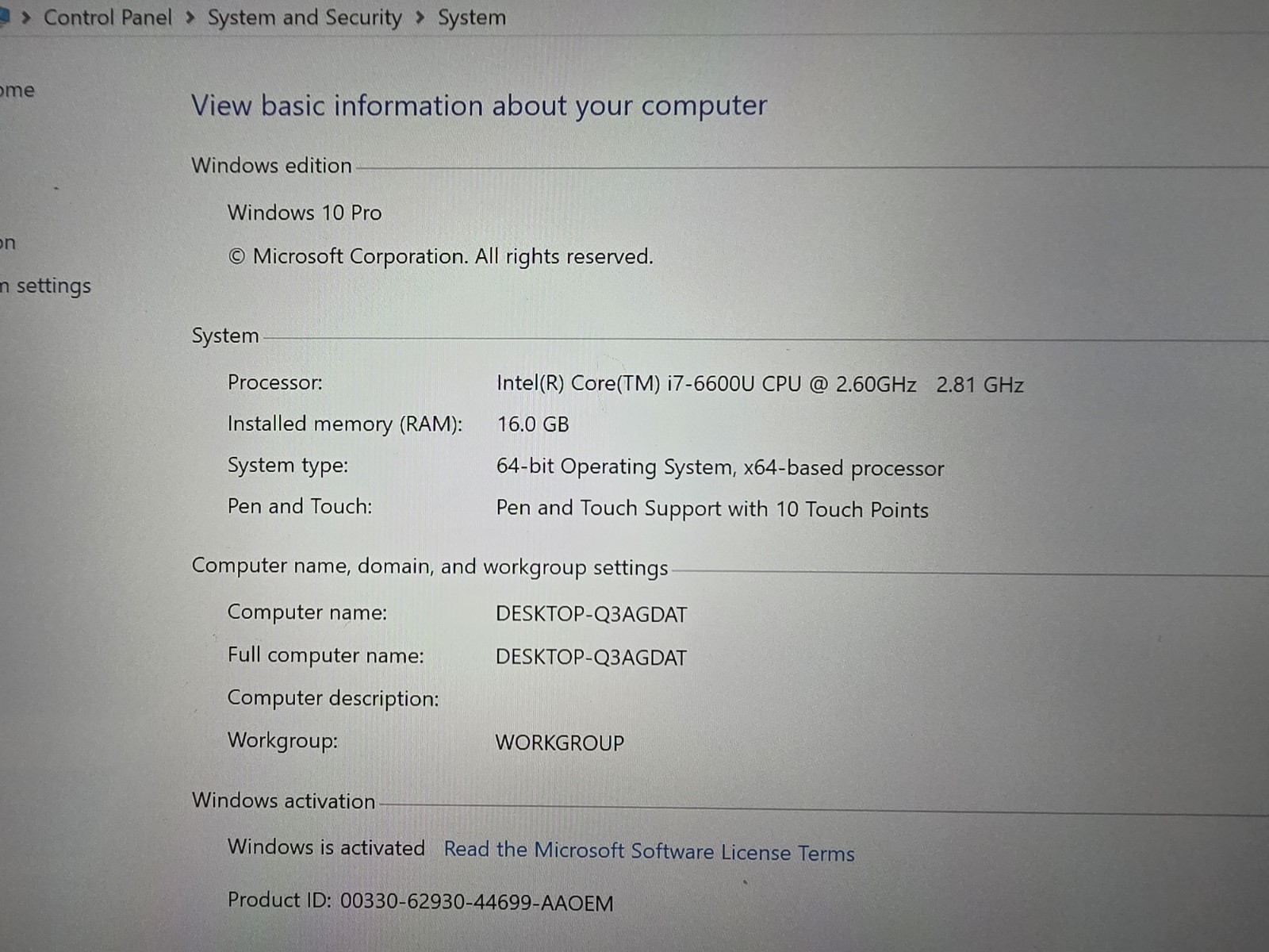 Microsoft Surface Book 13.5″ i7-6600 16GB 512GB GTX 965M Performance Base – READ