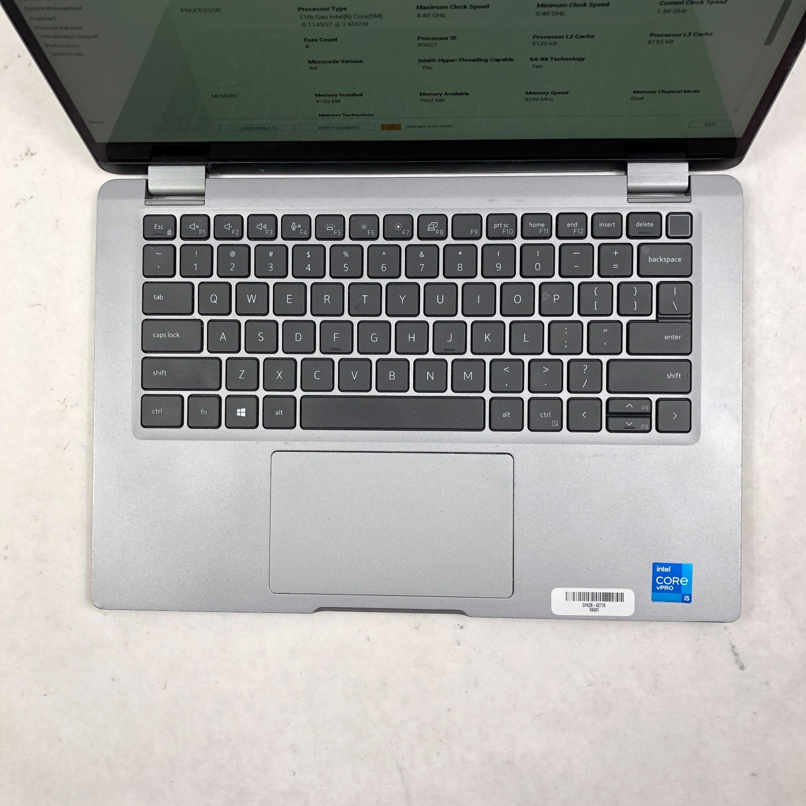 Dell Latitude 5320 2 in 1 TOUCH Intel Core i5-1135G7 @ 2.40GHz 8GB RAM NO SSD
