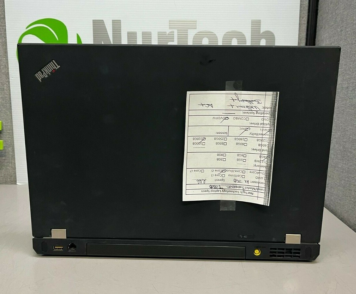 Lenovo ThinkPad T510 15.6″ i5-M560 2.66GHz 4GB/320GB Webcam Laptop [NO OS] + AC