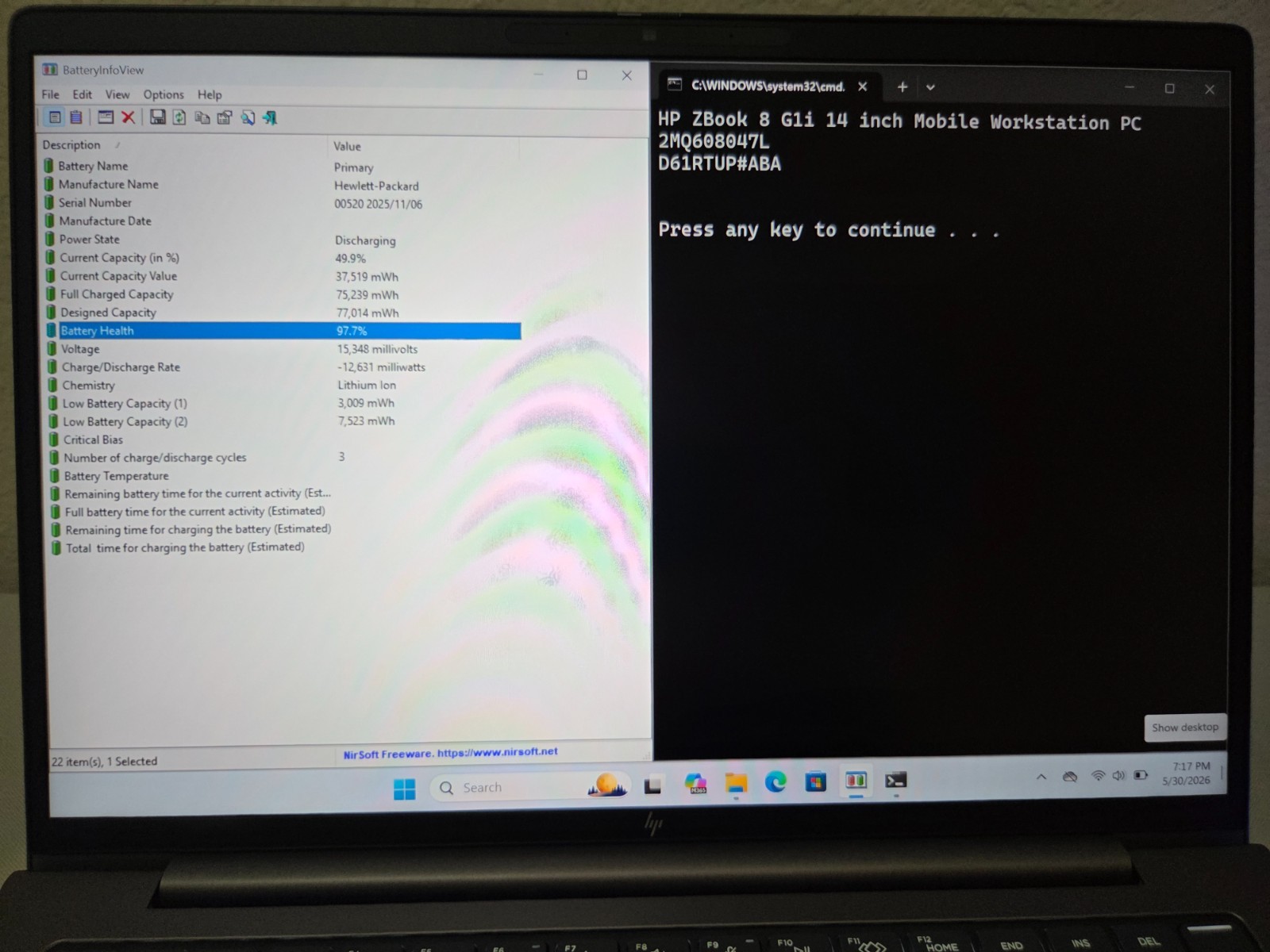 HP ZBook 8 G1i 14″ – Ultra 7 265H, 32GB RAM, 512GB SSD, NVIDIA RTX 500, WARRANTY