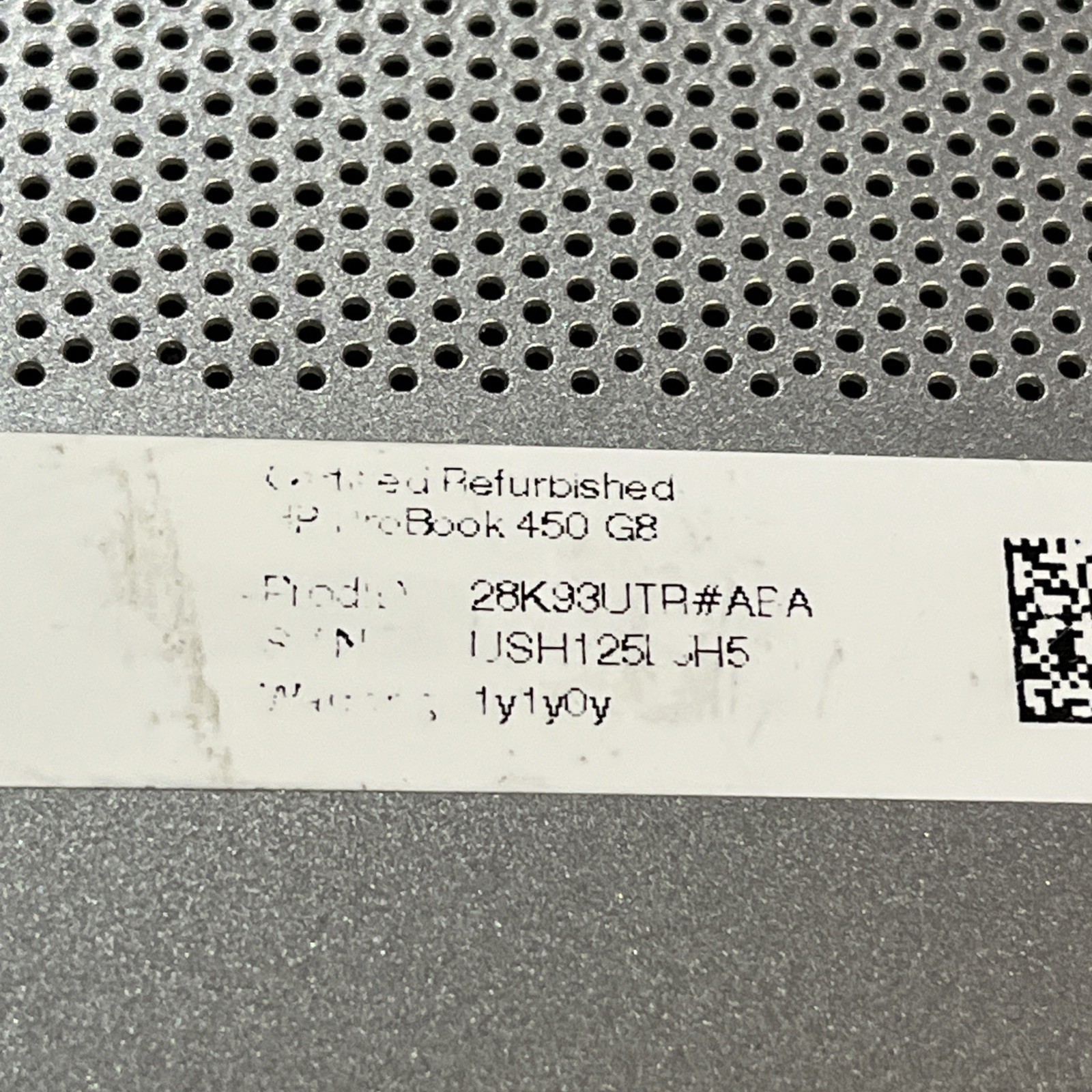 HP PROBOOK 450 G8 INTEL CORE I5-1135G7 8GB RAM NO HD