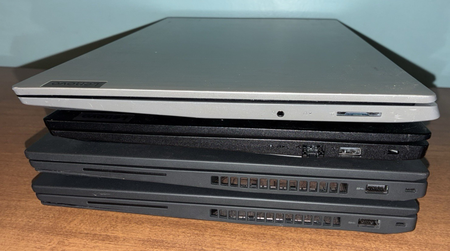 Lenovo Laptops For Parts Repair No RAM SSD AC Lot of 4