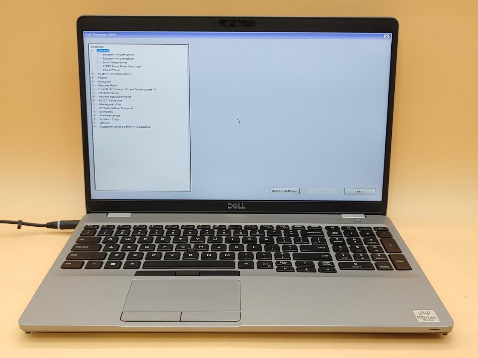 Dell Precision 3550 15.6″ i7-10810U Quadro P520 ***NO RAM/SSD/BATT/AC*** *READ*