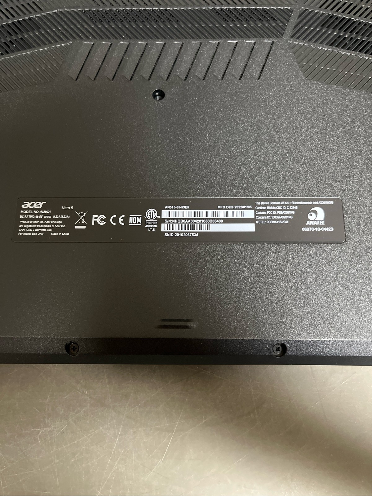 Acer Nitro 5 AN515-55-53E5 Gaming | Intel Core i5-10300H | NVIDIA GeForce RTX 30