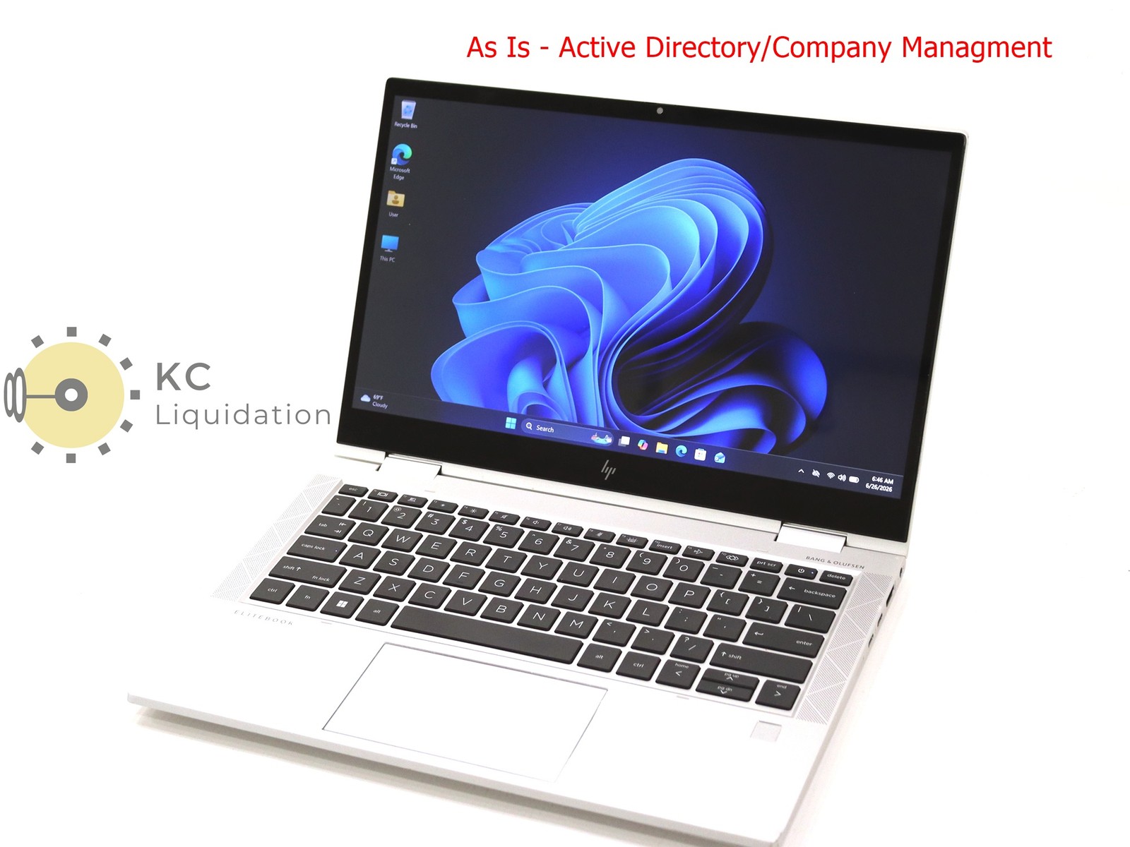 HP EliteBook X360 830 G8 13.3″ Touch i7-1185G7 32GB 256GB NVMe W11P – As Is Read