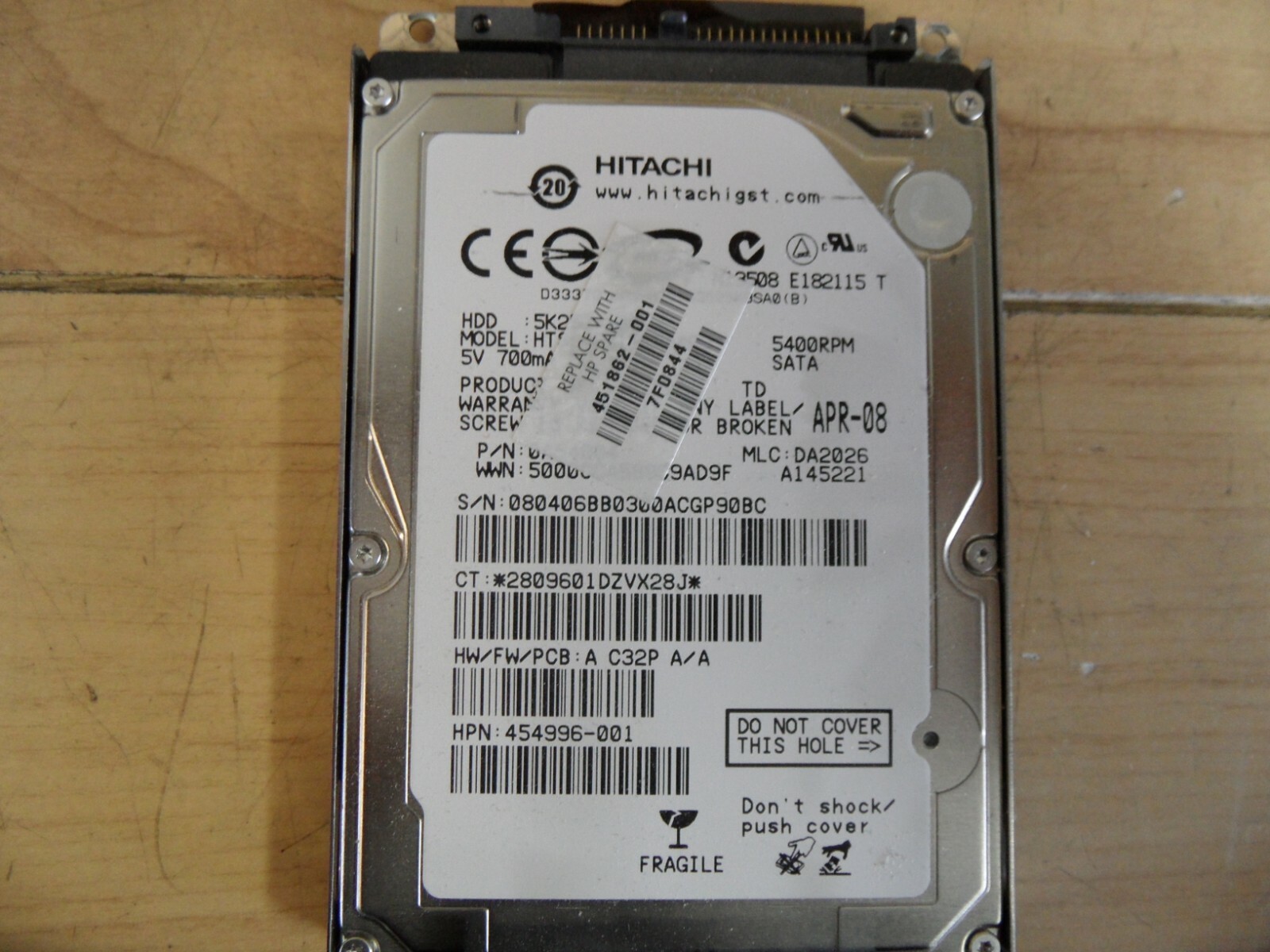 HP Pavilion dv6000 / AMD Turion 64 X2 @ 2.0 GHz / Parts Laptop / Posted BIOS
