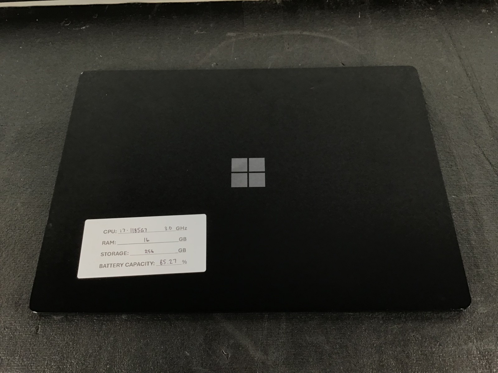 Microsoft Surface Laptop 4 15″ 1979 i7-1185G7 3.0GHz CPU 16GB RAM 256GB NVMe ~