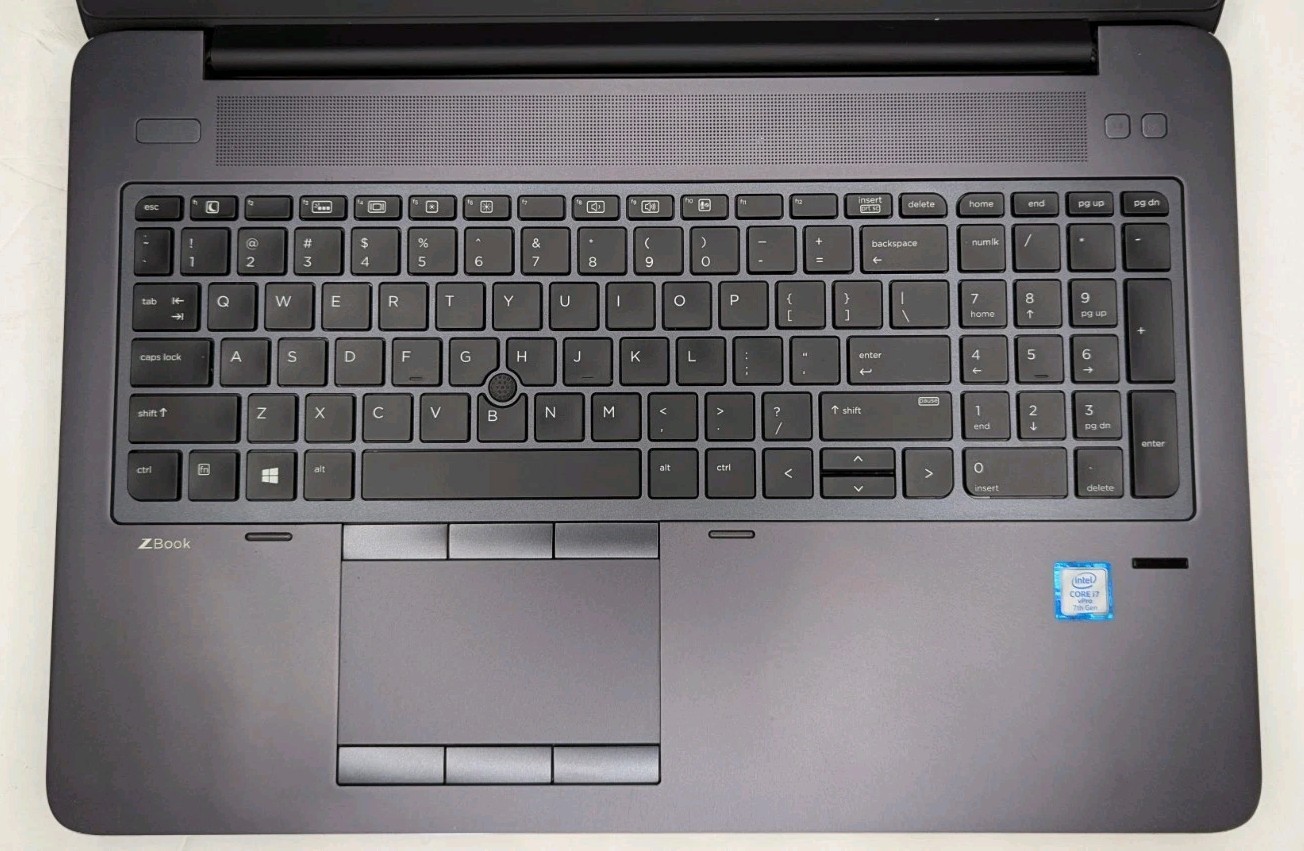 HP ZBook 15 G4 15.6″ Laptop Core i7-7820HQ 2.90GHz 32GB RAM 256GB SSD Win 11 Pro
