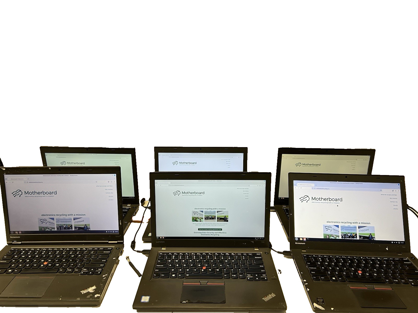 Lot of 6 Lenovo ThinkPad T460 T450s T440 i5 8-16GB RAM Laptop