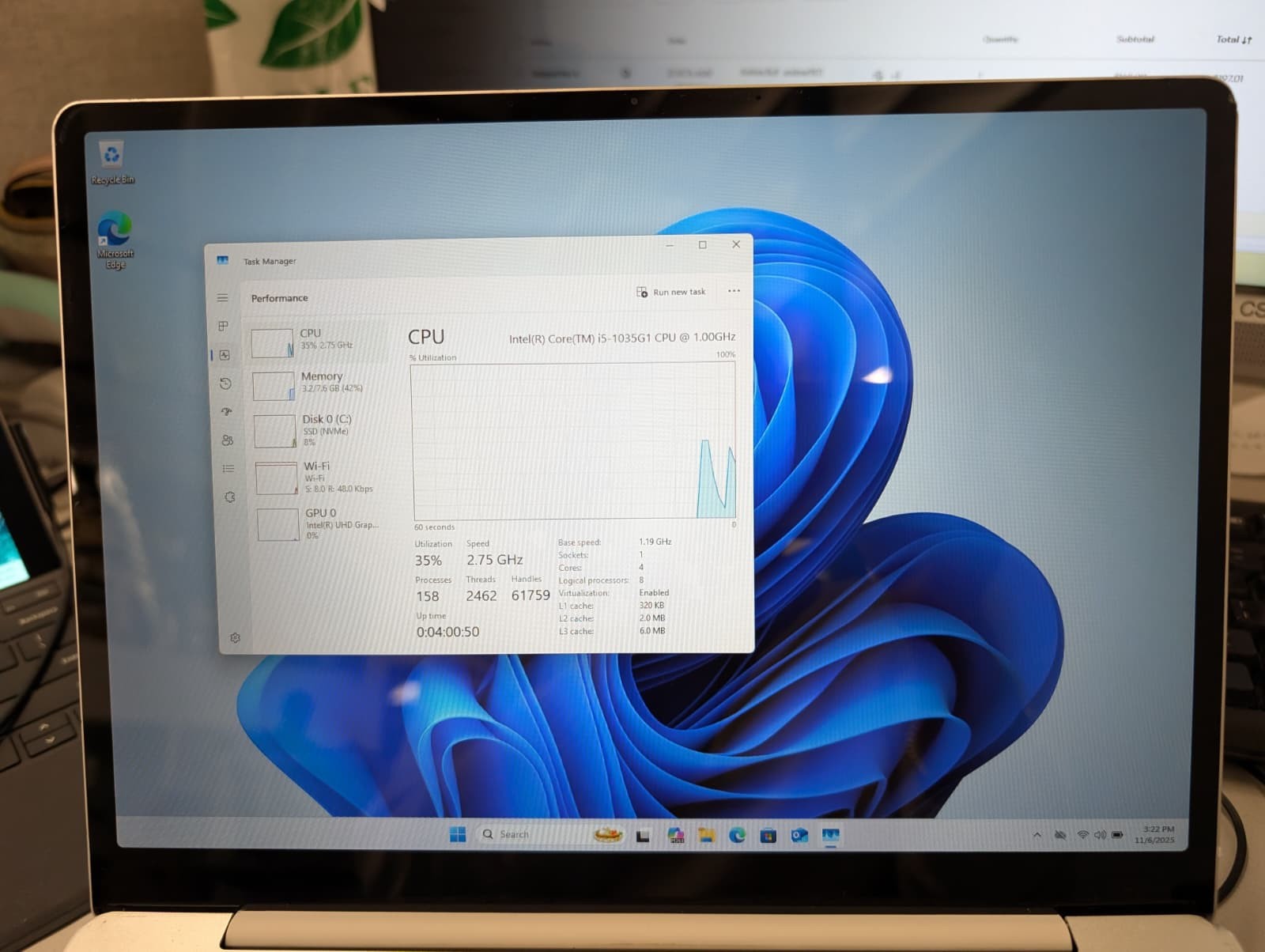 Microsoft Surface Laptop Go 12.4″ Intel Core i5-1035G1 8GB 128GB SSD Win11 Pro-3