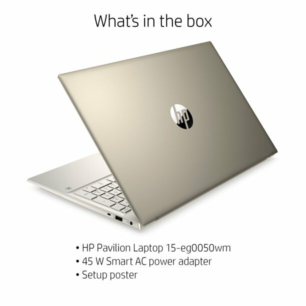 NEW HP Pavillion 15-eg0050wm Laptop Notebook i5 8GB RAM 512GB SSD Gold