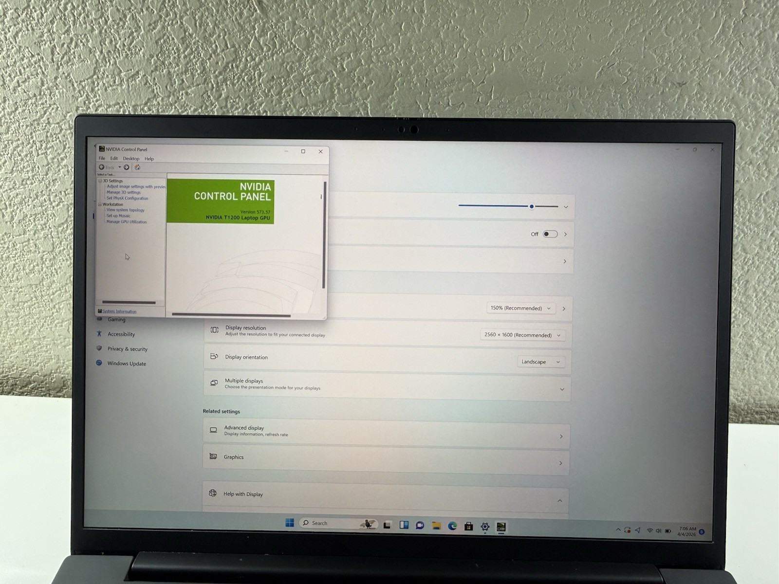 Lenovo ThinkPad P1 Gen 4 T1200 GPU 16″ i7-11850H 4GB RAM 256GB Win 11 Pro Read”