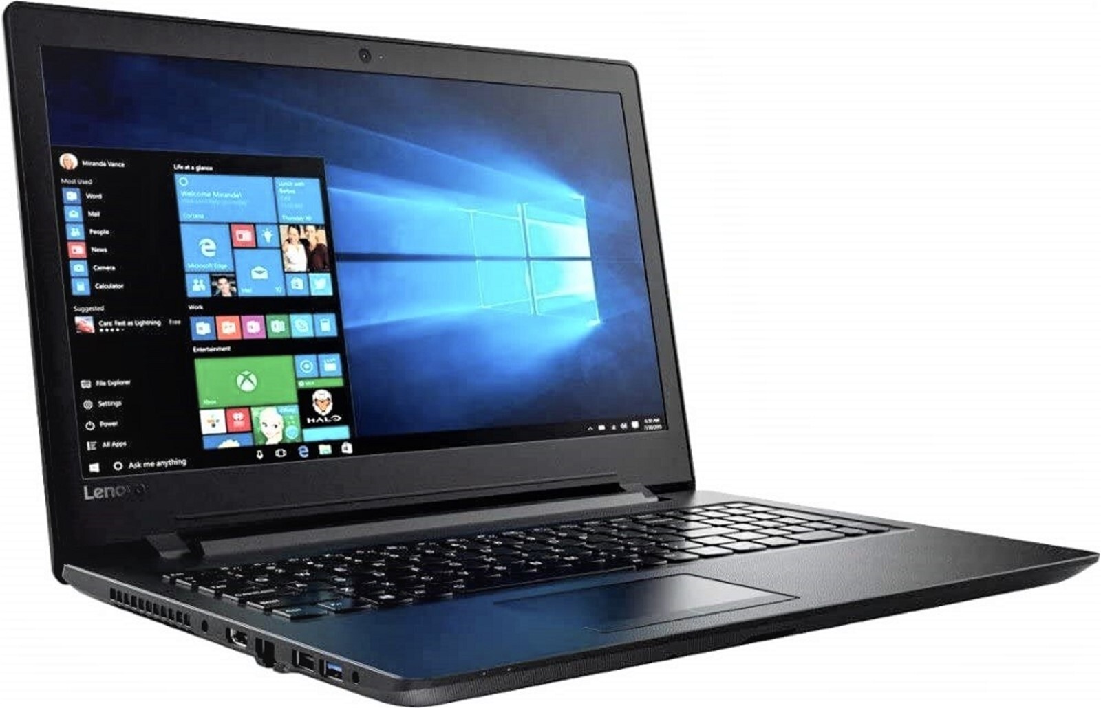 LENOVO IDEAPAD 110 CELERON N3060 1.6 GHz 500 GB HARD DISK WINDOWS 10 NICE