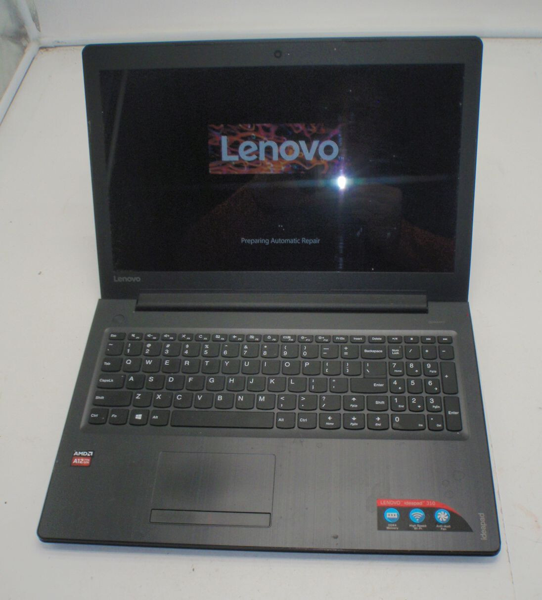 Lenovo Ideapad 310 Laptop Computer – No Power Supply, HD, or Operating System
